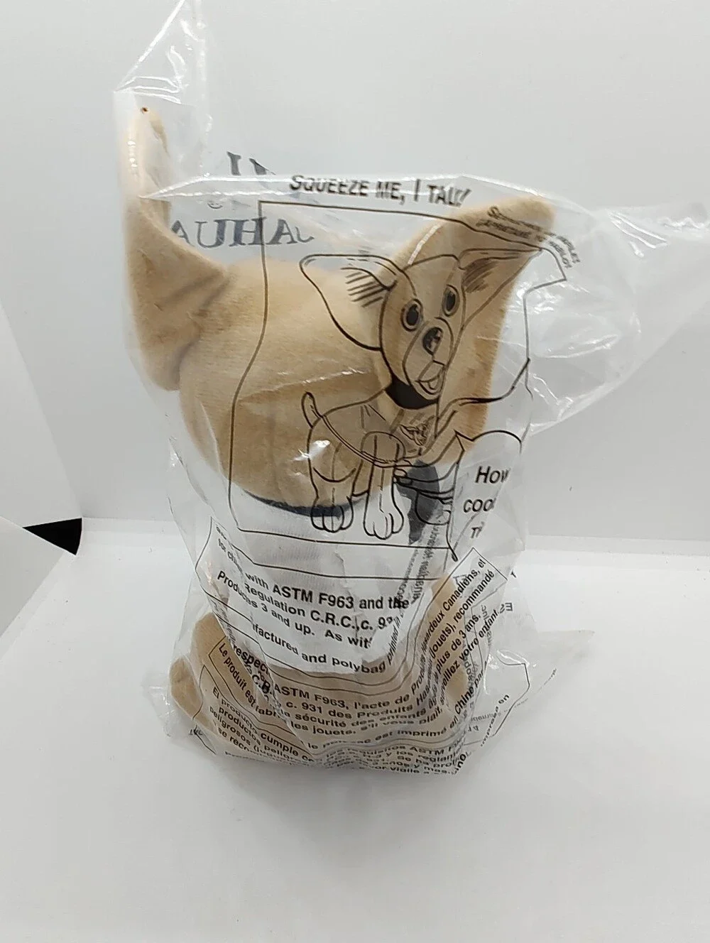 Taco bell Chihuahua With Chihuahua Tshirt Plush - Original Packaging